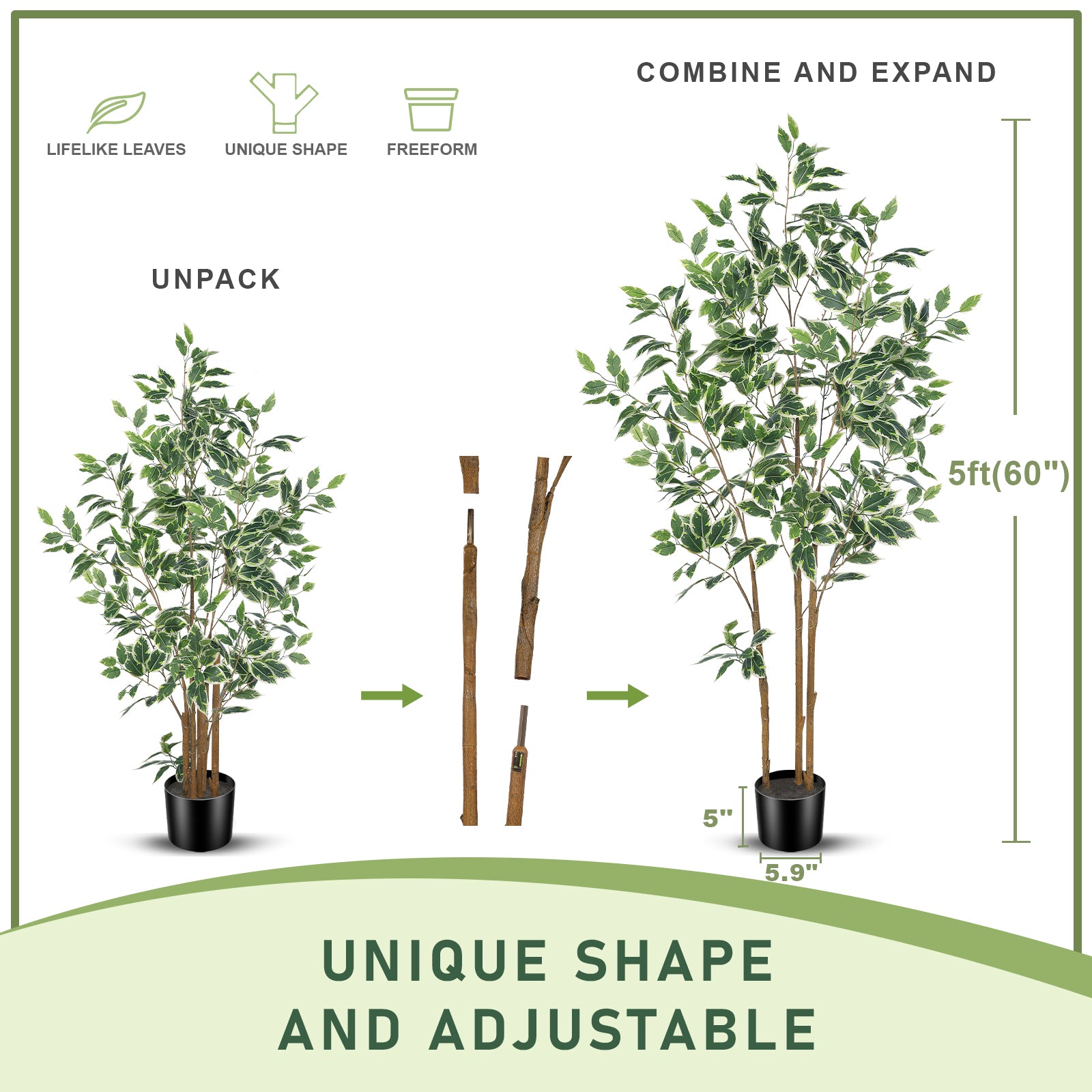 Artificial Ficus Trees