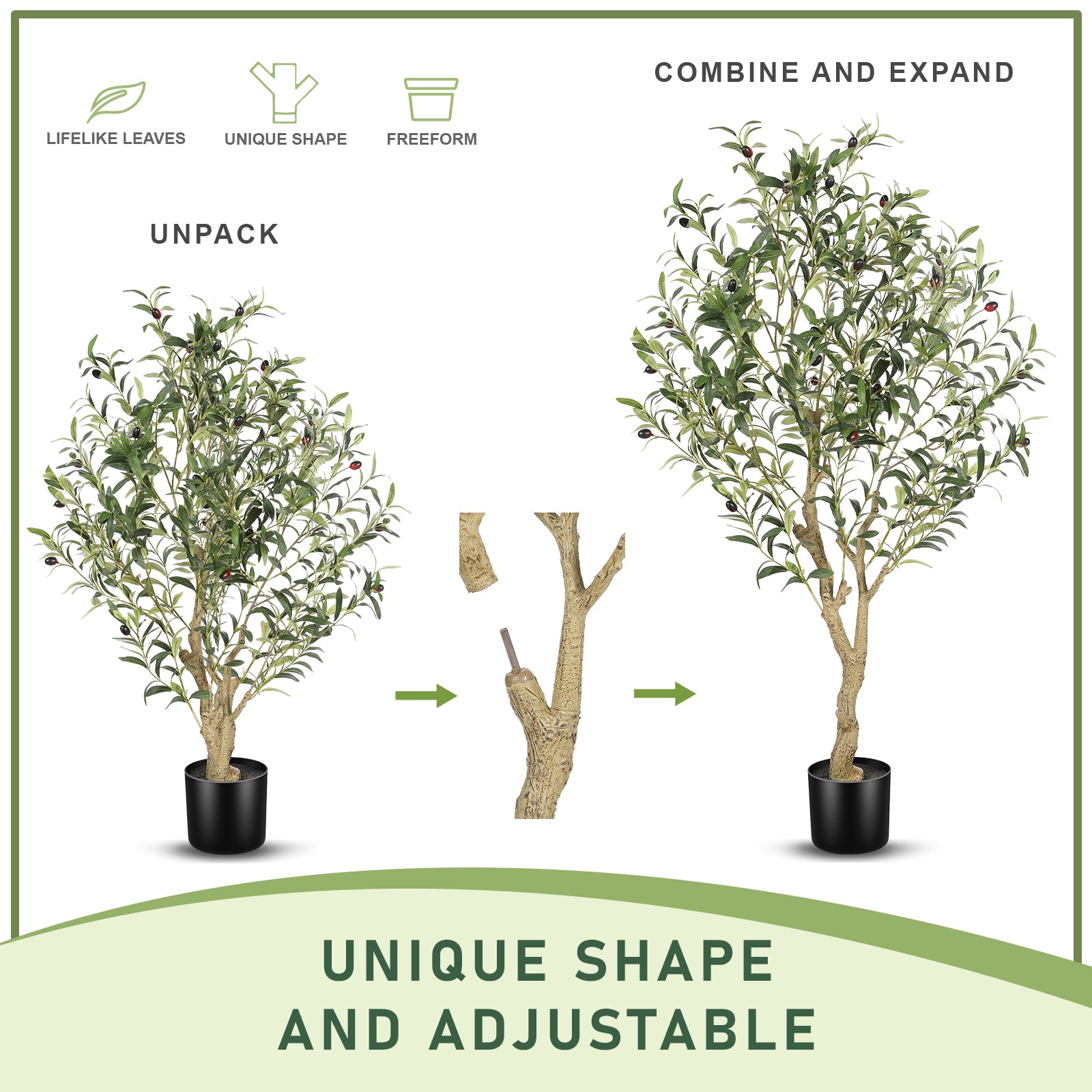 4FT Olive Trees Artificial Indoor – LYERSE