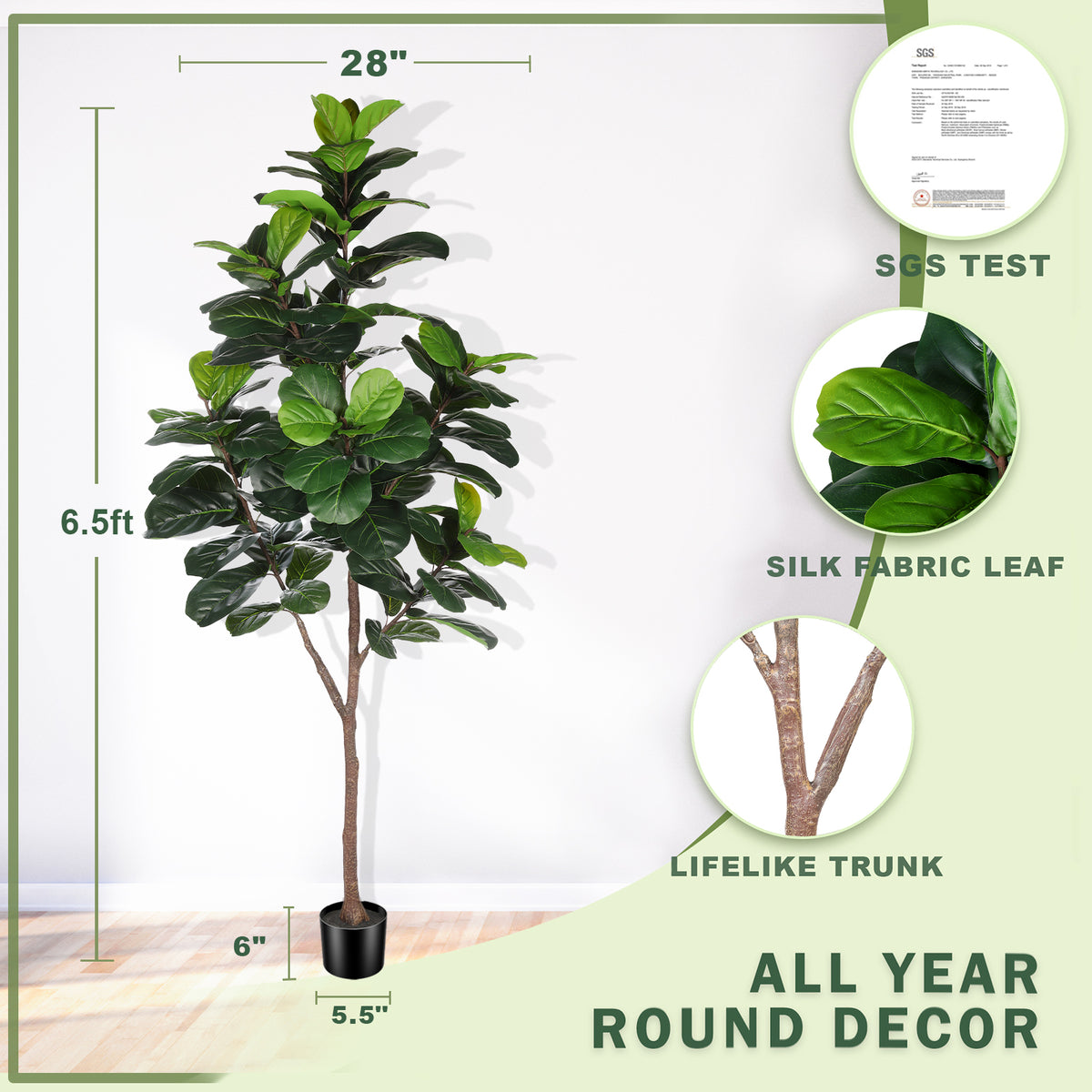 fiddle leaf fig tree seattle 6ft Fiddle Leaf Fig Tree – LYERSE