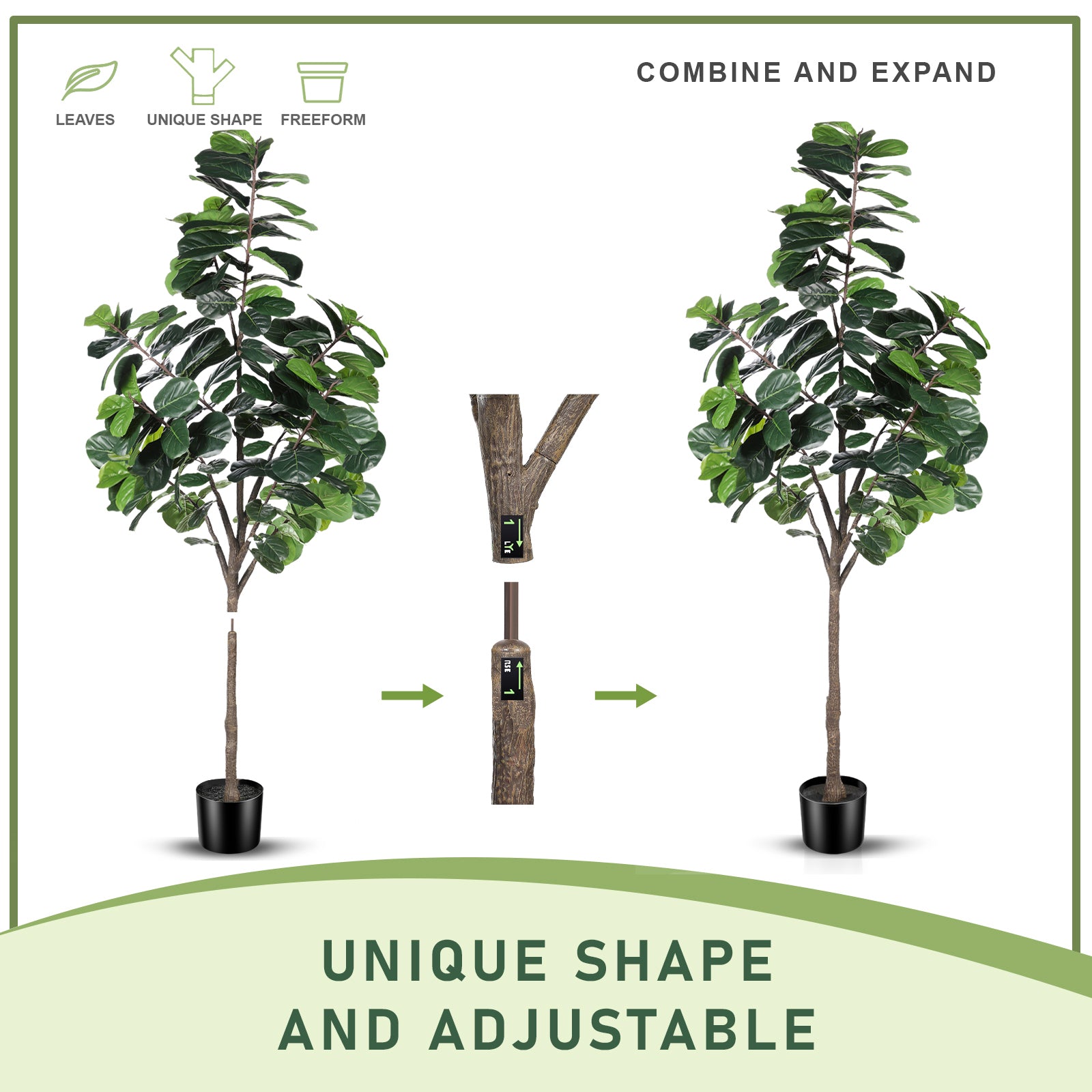 8ft Fiddle Leaf Fig Tree